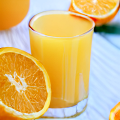 Свежевыжатый сок апельсина