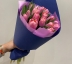 Букет 15 розовых тюльпанов