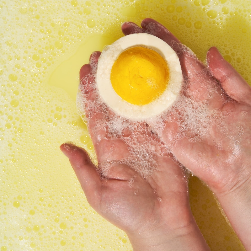 Пена для ванны Sunny side up egg